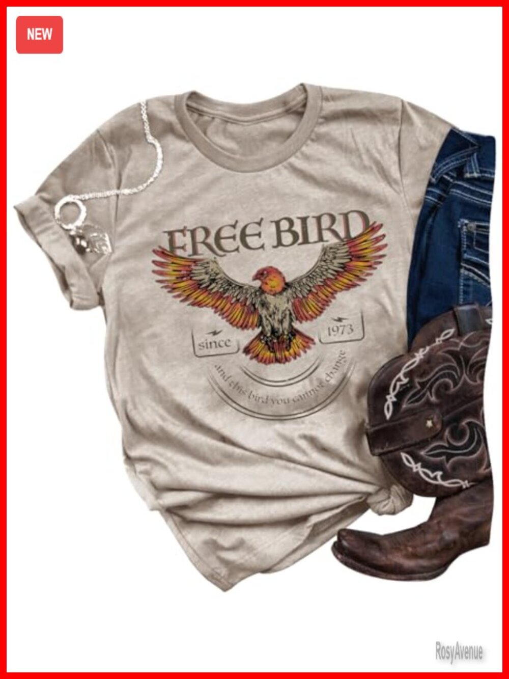 Vintage Country Music Party Cotton Blend Short Sleeve T-Shirt